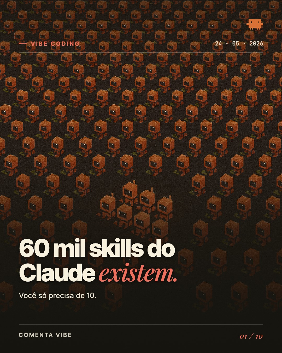 60 mil skills do Claude — você só precisa de 10